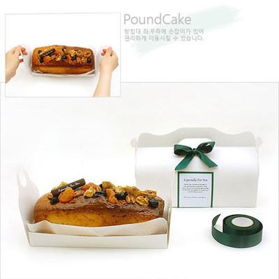 Oilproof Thickened Dessert Takeaway Boxes 4 Inch Cake Box With Window