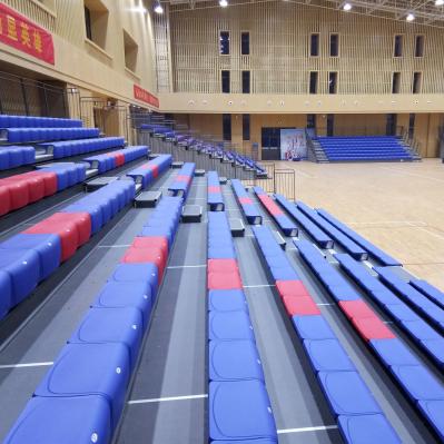 Color Customized Retractable Bleacher Seating For Fixed Grandstand