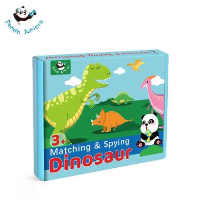 Adventure Logical Board Games Mindful Activity Cards Matching And Spying Dinosaur