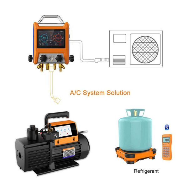 V900 Refrigeration Spare Parts  Vacuum Rotary Vane Pump 9 CFM Dual Stage