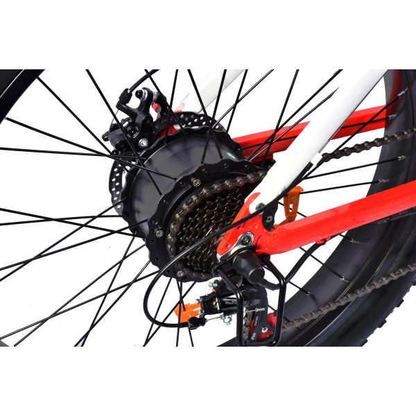 500W Fat Tire Electric Hunting Bike 40km/H With 26x4.0 Fat Tire