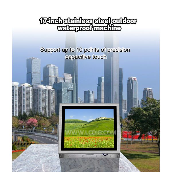 17 дюймовый из нержавеющей стали IP68 настенный монтаж Стол стоящий сенсорный экран водонепроницаемая наружная цифровая вывеска
