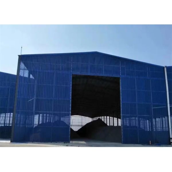 Blue Color Perforated Metal Mesh Windbreak Panels Galvanized Stainless Steel Fence Sheets