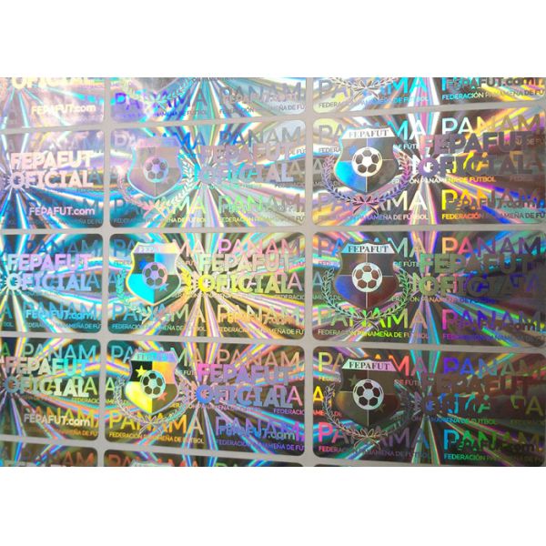 Étiquettes holographiques laser 3D personnalisées à usage unique avec logo, inviolables et anti-contrefaçon