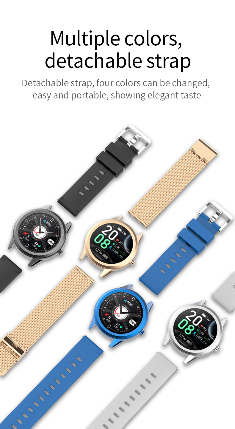 Тариф сердца мониторов Smartwatch здоровья IP67 отслеживая с Bluetooth 5,0 BLE