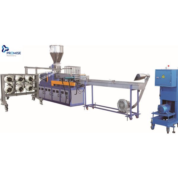 Plastic Twin Screw Extruder Pelletizing machine with 300-500kg/H