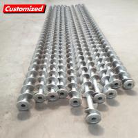 Stainless Steel Spiral Machine Slurry Screw Shaft For Auger Conveyor Conveying Machine Transmission System