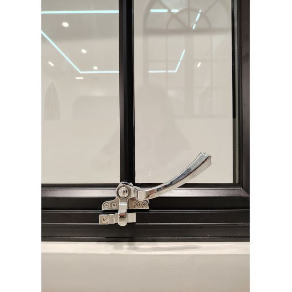 French retro style outdoor balcony with broken bridge aluminum lattice window