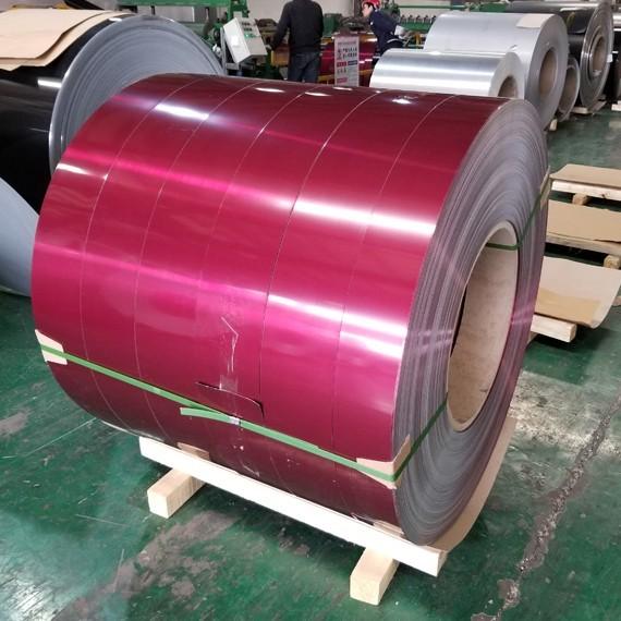 3003 H24 Red Color Pvdf Aluminium Sheet Coil For Curtain Wall