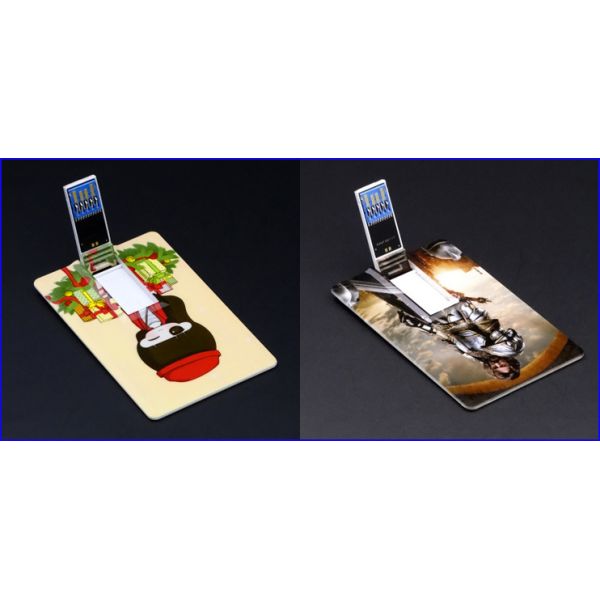 Plastic Credit Card USB3.0 Flash Drive Full Color Digital Printing