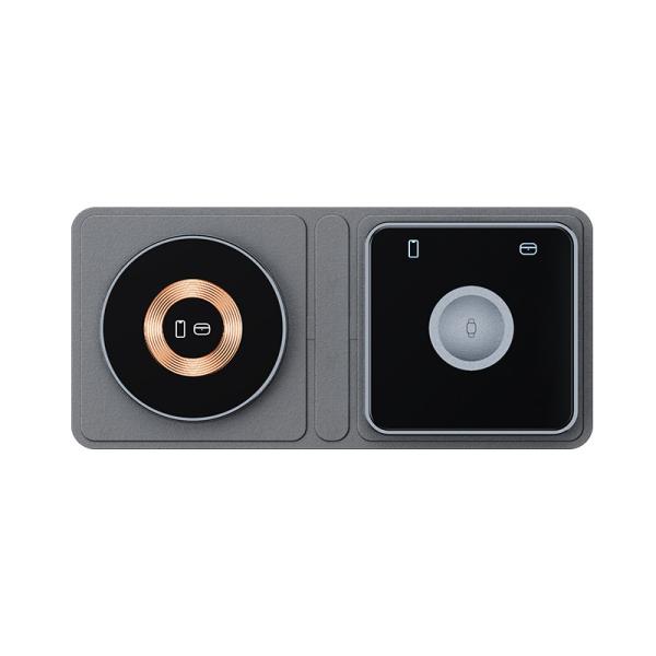 3 In 1 Multifunctional Wireless Charger For charging Earphone Watch 3w max Iphone 15w black