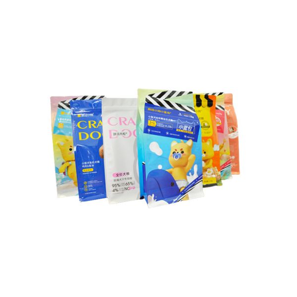 Service à l' épreuve de l' humidité Poches debout à fond plat avec fermeture à glissière remontable