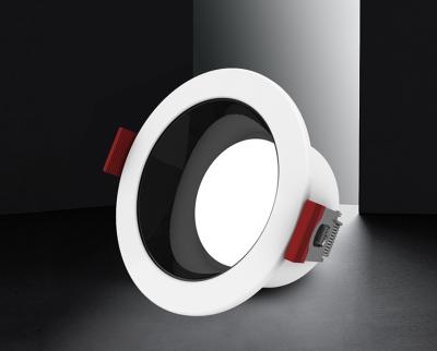 Deep Anti Glare Dimmable LED Down Light 6500K 6.5W Round LED Downlight