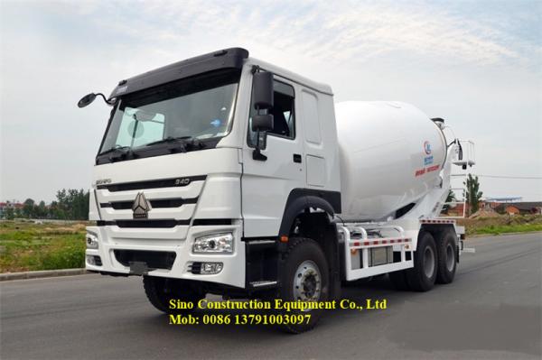 371hp Concrete Handling Equipment Sinotruk Howo 6x4 12m3 Concrete Mixer Vehicle