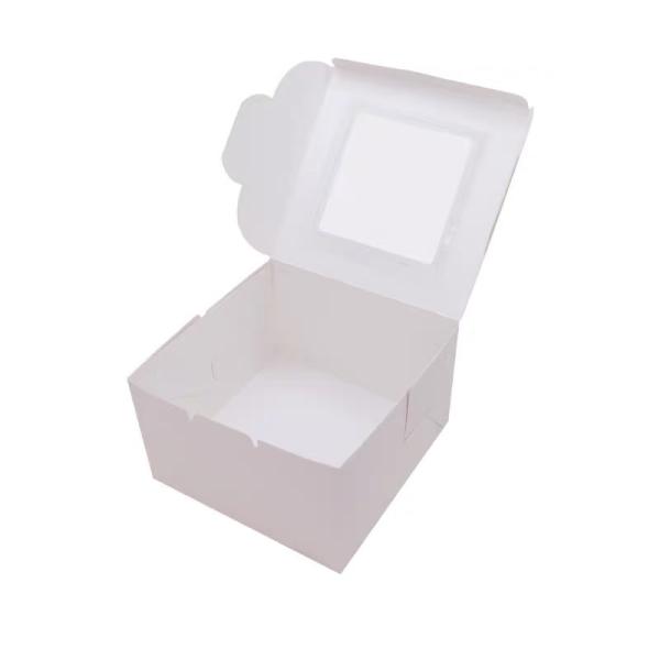 Windows Paper Boxes With Folding gift Box For Packaging Cakes Cookies And Gifts