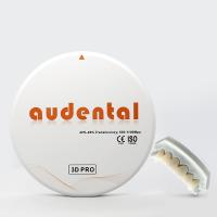 Audental 98mm haut translucide Zirconia bloc de laboratoire dentaire professionnel CAD CAM 3D Pro fournisseur