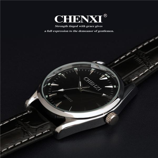 L006A Hot Sale Sport Watches Man Classic Unique Design Trendy Watches Stainless Steel Case Genuine Leather Watches