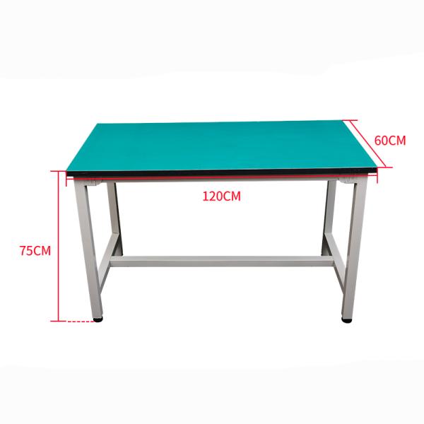 Banco de trabajo antiestático ESD 120x60x160cm Mesa de laboratorio de acero y aluminio