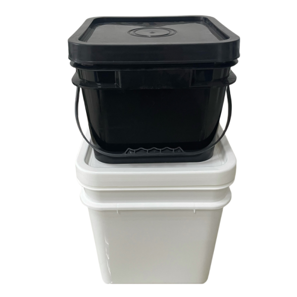 Leak Proof Polypropylene 1L 3L 5L 10L 16L Bucket with Lid Durable Plastic Pail Bucket