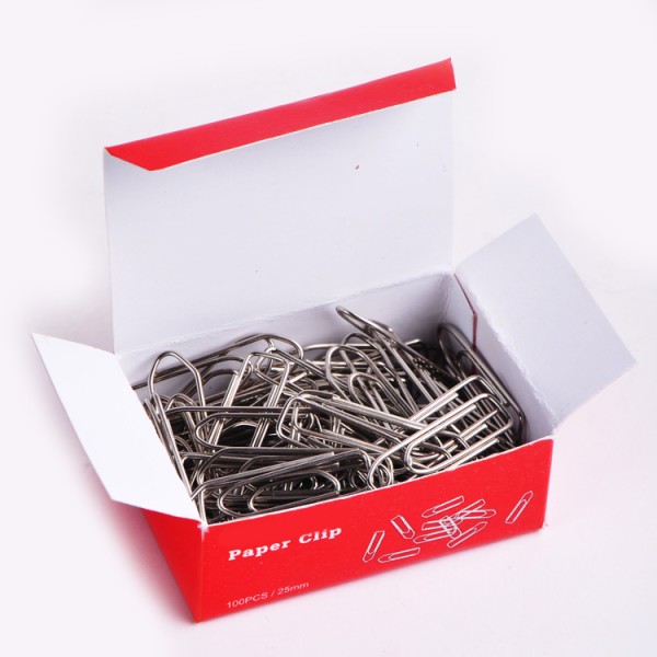 Hot Selling Wholesale Desktop Stationery Office Home 25mm Boat Paper Clip