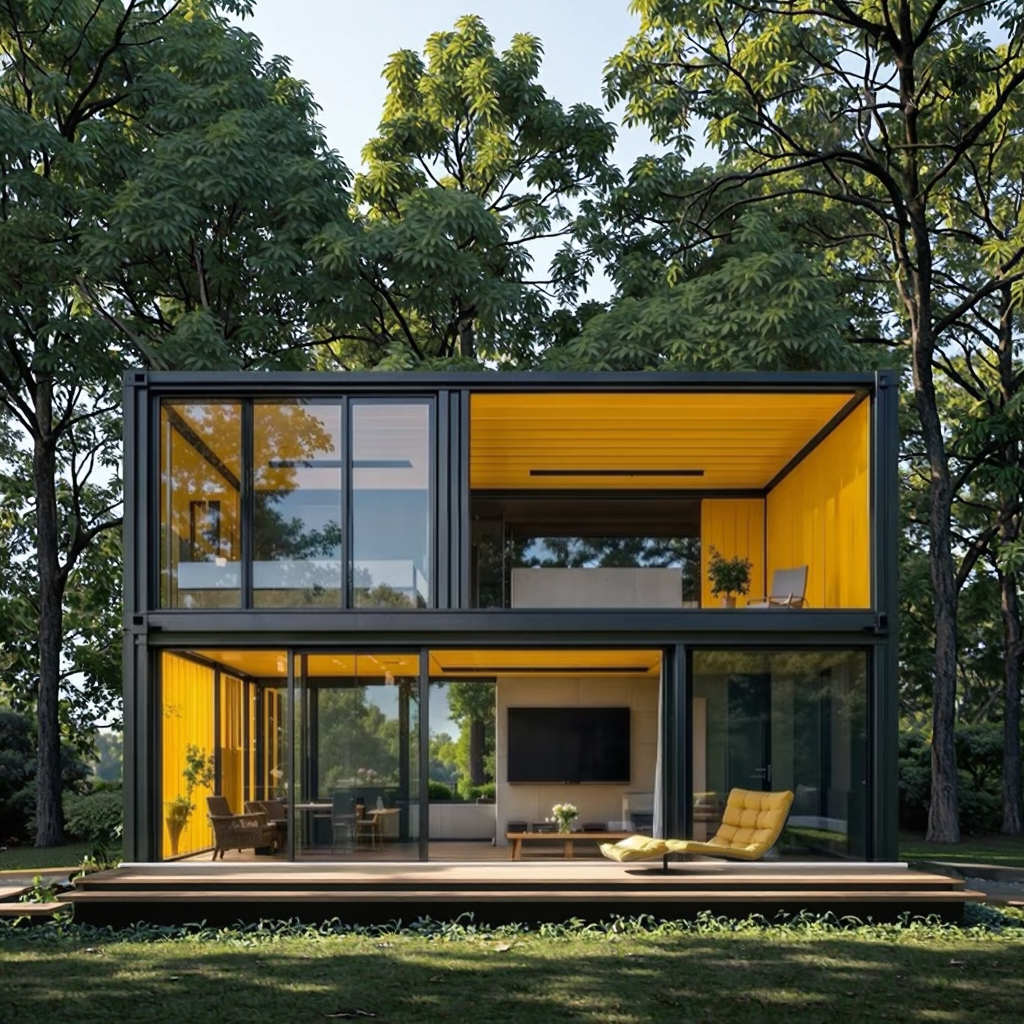 Mediterranean-Style 20ft Container House Design