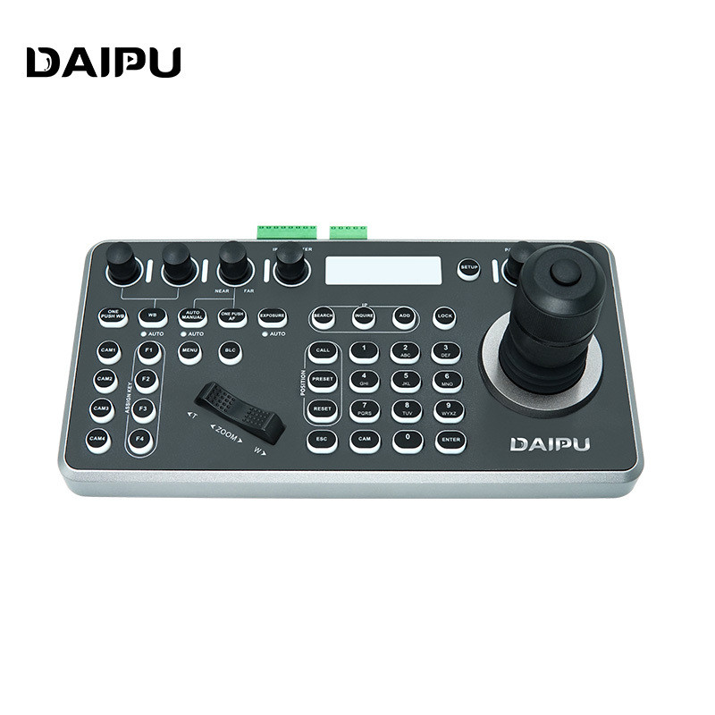 DAIPU CCU-105 NDI Camera Controller 4D Joystick Compatible for Advanced IP PTZ Control