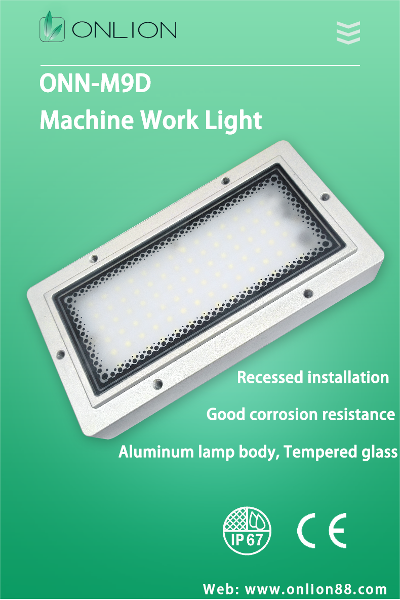 ONN-M9D Bright CNC Work Lights IP67 Aluminum Body For Harsh Environments