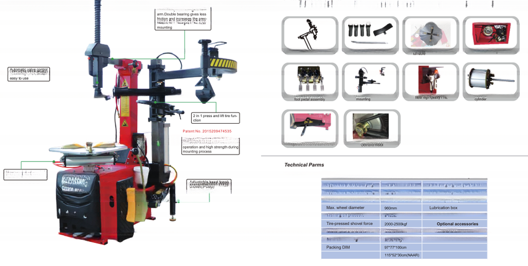 Upgrade Your Workshop with Our Automatic Car Tyre Changer Machine and Tire Lifting Kit