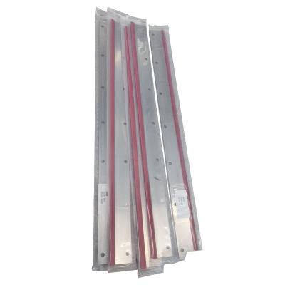 UV G2.010.502 Heidelberg Printer SM52 PM52 Wash Up Blade 605x46x0.5mm 7 Holes