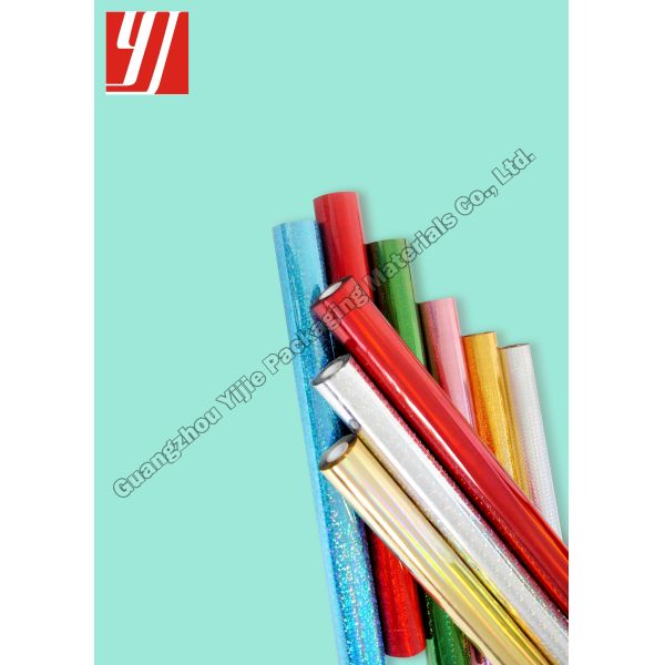 Laser Silver Holographic Hot Stamping Foil Food Plastic Wall Panel