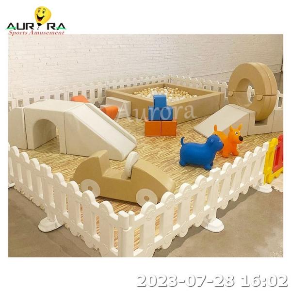 Indoor Play Equipment Soft Play Set Children Soft Climber Set Purple Pink White
