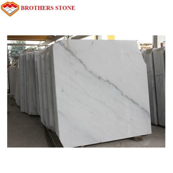 Pure White Marble Stone Slabs , Pure White Marble Floor Tiles Wear Resistant
