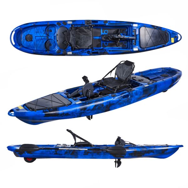 3.9m Wheel Pedal Kayak New Kayak With Propeller Big Rig Propel 13