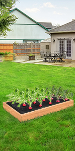 Garden Weed Barrier Landscape Fabric Durable & Heavy-Duty Weed Block Gardening Mat, Easy Setup & Superior Weed Control