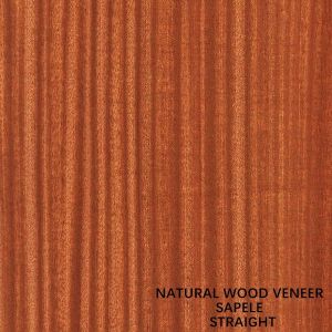 Квартал отрезал прямую облицовку древесины Африки естественную Sapele для сторон и паркетных полов