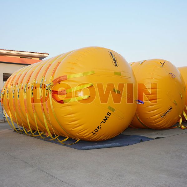 Totally Enclosed IBUs Inflatable Buoyancy Units For Marine Salvage