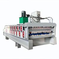 L'utilisation de toit a ridé le petit pain en acier de feuille de toiture de profil formant la machine