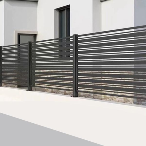 Customizable Aluminum Fence With Wind Resistant Design For Security