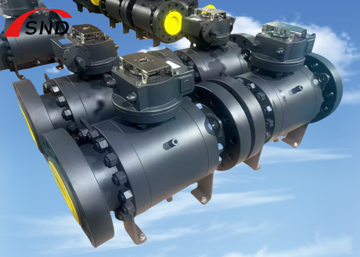 6'' Class 600 PN110 Forged Steel Trunnion Mounted Ball Valve for Industrial Use