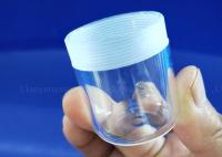 Morse 6,5 a poli la bouteille filetée en verre de quartz de tube