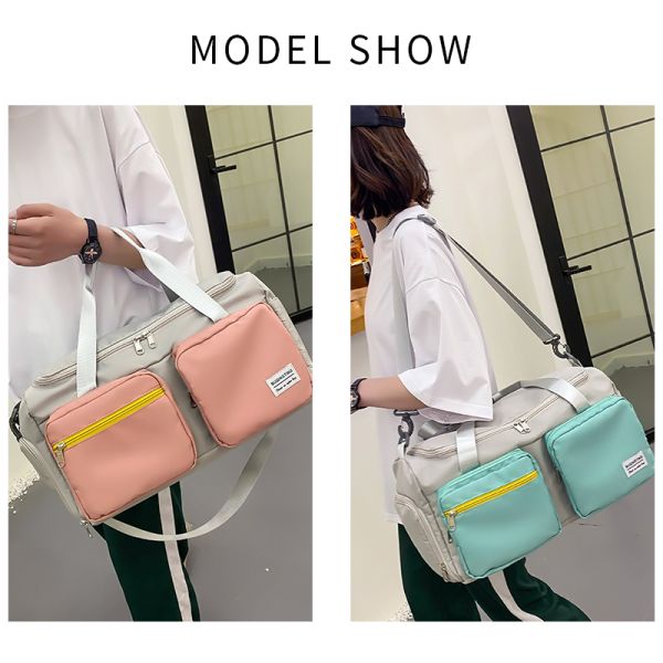 Практически сумки ночного Tote водоустойчивое располагаясь лагерем Unisex Multicolor