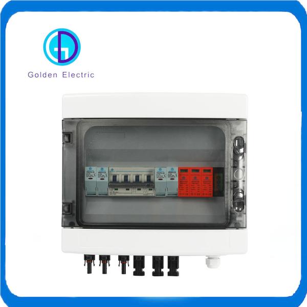 PV4/1 4 Strings Solar PV Combiner Box 4 In 1 Out Plastic Combiner Box 15A