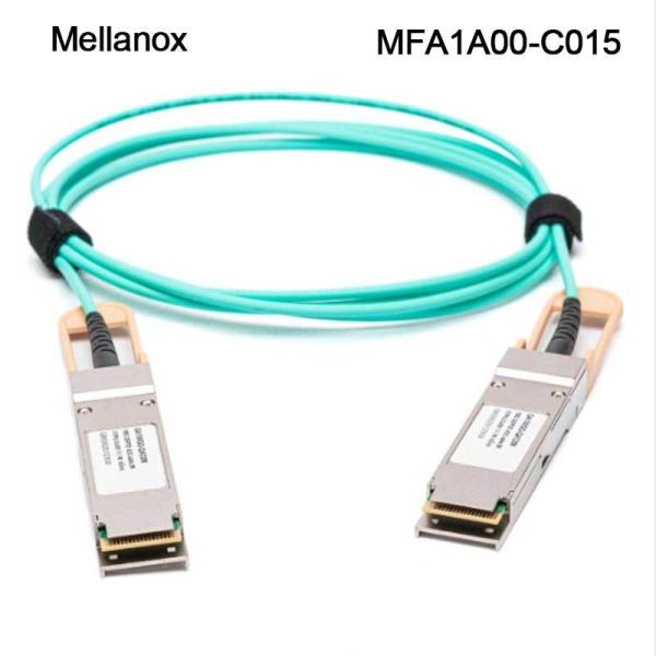 câble Ethernet MFA1A00-C015 15m de 100GbE QSFP LSZH Mellanox AOC