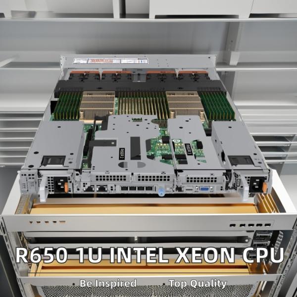R650xs Serveur rack 1U avec CPU Intel Xeon Mémoire DDR4 et SSD / HDD Options Serveurs OEM en stock
