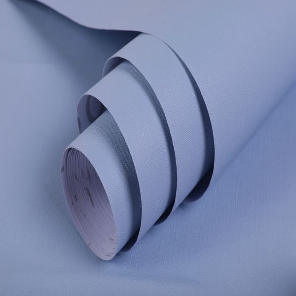 Moderno estilo de diseño más ligero de color gris de cáscara y pegamento papel tapiz autoadhesivo de pared texturizada que cubre la superficie de Matt para el comercio