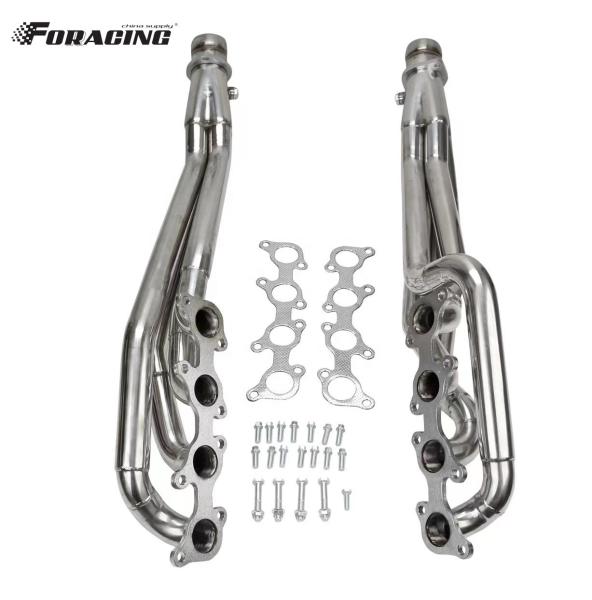 Universal Stainless Steel Exhaust Pipe for Ford Mustang Manifold Long Tube V8 5.0 L Construction