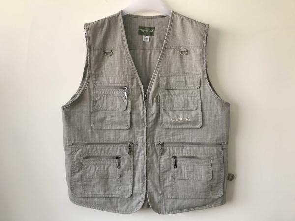 Mens classic vest，mens waist coat, vest 030Z bamboo style in T/C 80/20 fabric