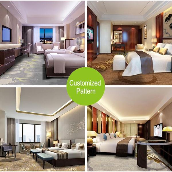 7*12 Density Custom Axminster Carpet Hotel Luxury for Commercial Applications