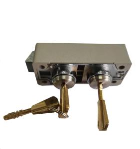 UL Listed JZ-01 Dual Copper Key Locks For Safe Deposit Box And Cabinet