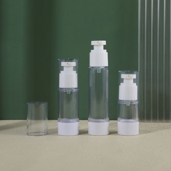 1oz 2oz 3oz 4oz 80ml 100ml 120ml Refillable Airless Lotion Pump Bottle featuring Customized Colors and Frosted Finish
